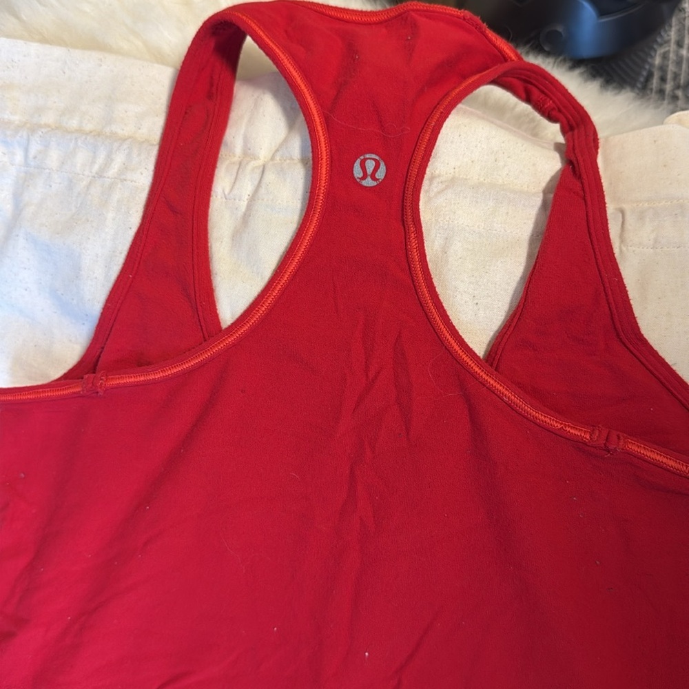 Lululemon Cool Racerback Tank In Red (Reversible) - Picture 4 of 6